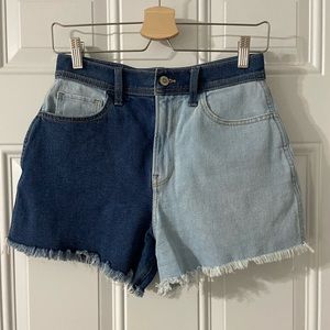 High Waisted Jean Shorts